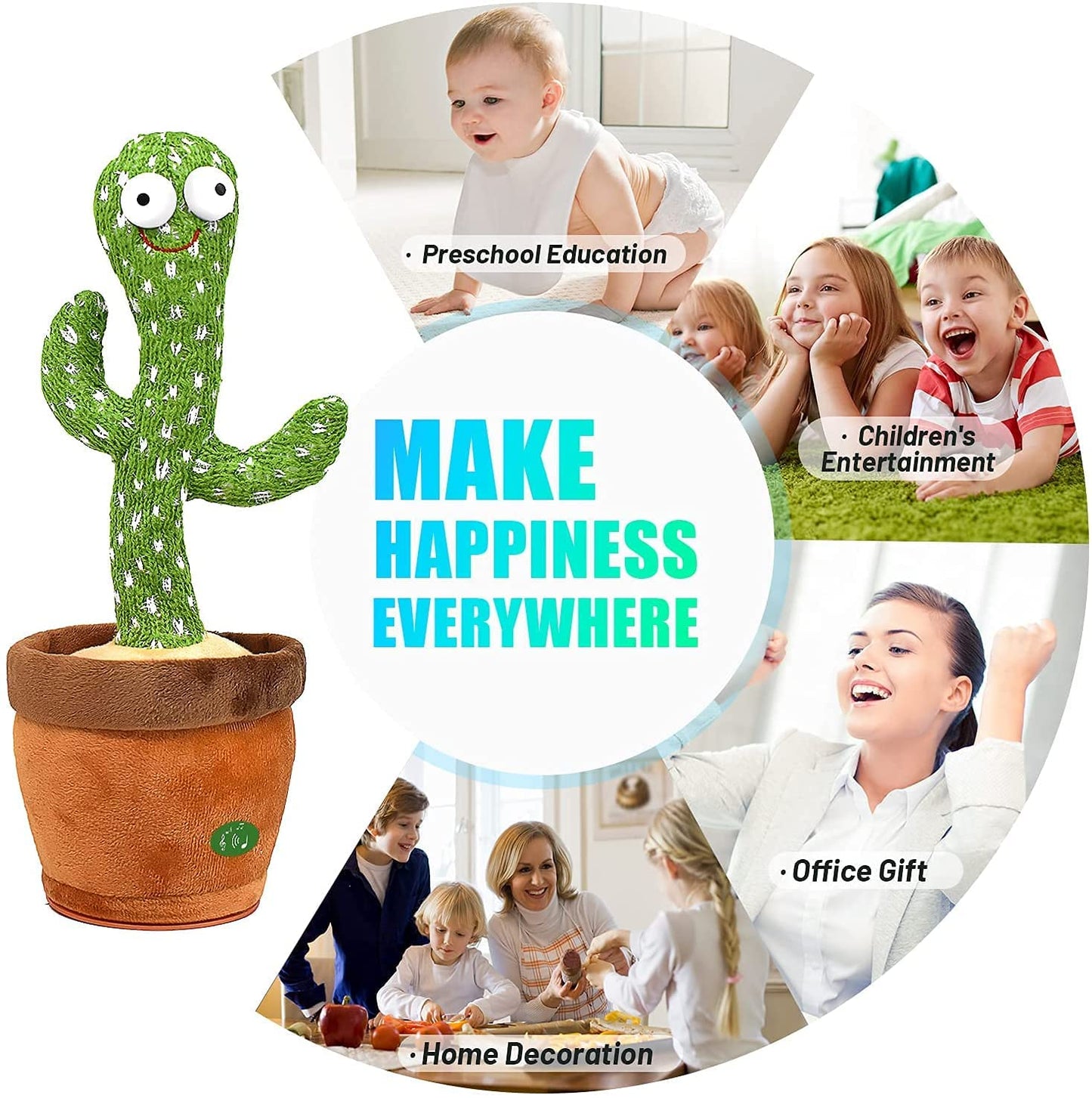 360 Dancing Cactus Toy - Homely Arts