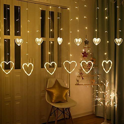 Awesome Combo of Curtain Star Light, Heart Light and 2 Pcs Cork Fairy Light - Homely Arts