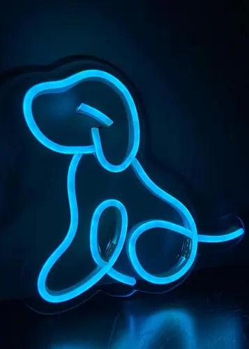 Neon Light- Dog - Homely Arts