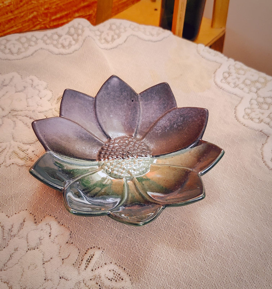 Sunflower Platter dual shade Platter - Homely Arts