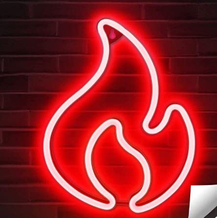 Flame Neon Sign- DIY Kit - Homely Arts