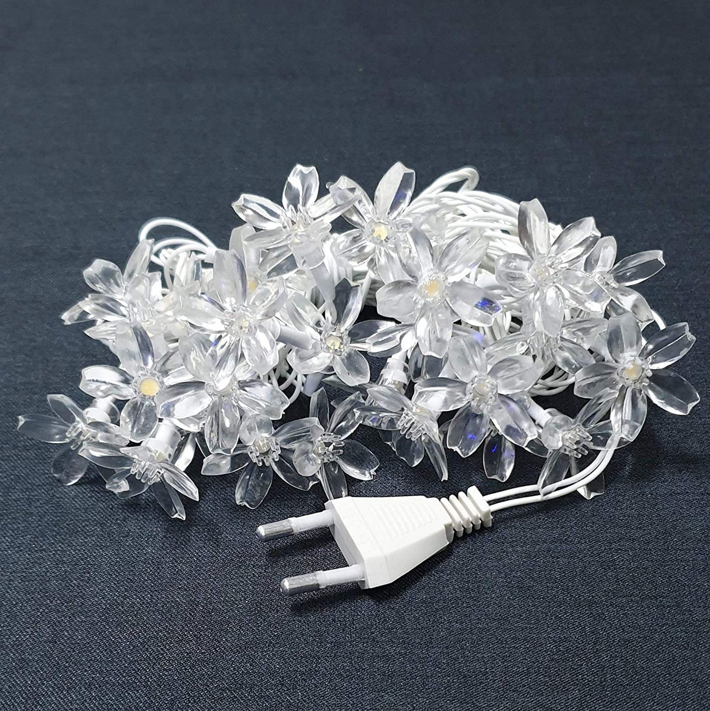 Silicone Blooming Flower Fairy String Lights (Warm White Bulbs) - Homely Arts
