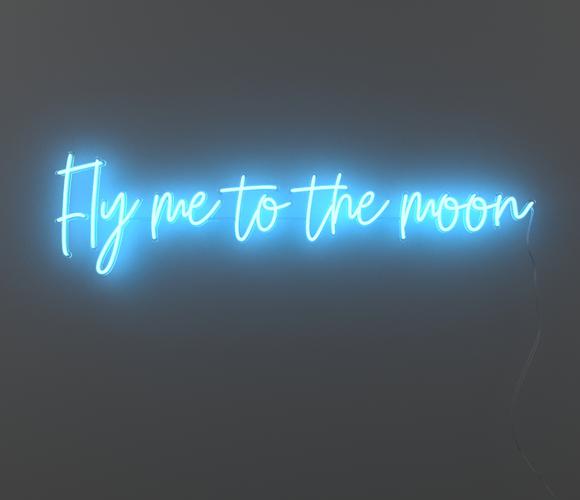FLY ME TO THE MOON Neon LED - Homely Arts