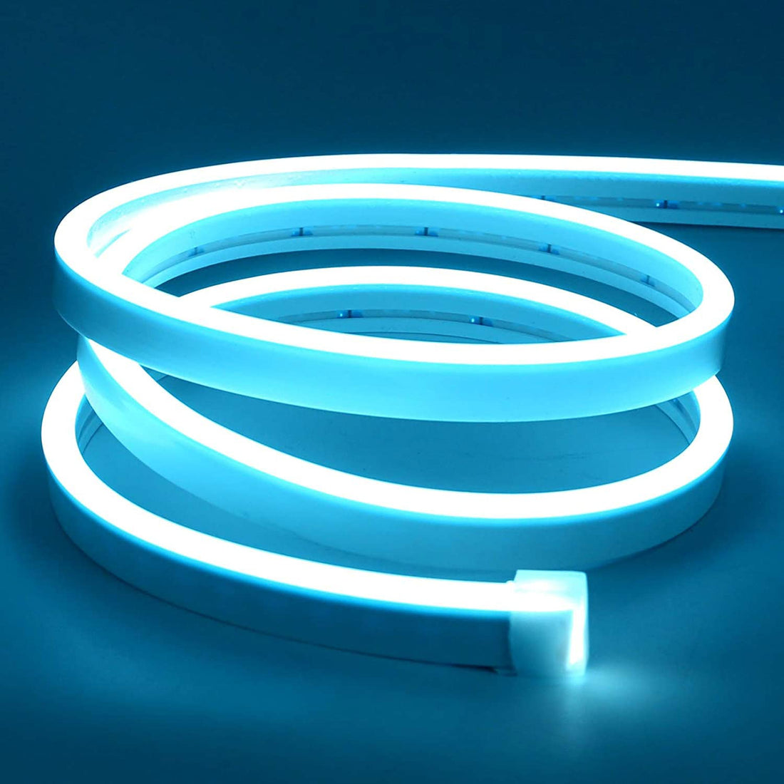 5 Meter Led Mini Neon Lights, Rope Lights, Super Bright for Outdoor Indoor Decoration(Icy Blue) - Homely Arts