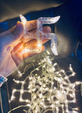 Swastik Curtain Led Light (12 Warm White Bulb) - Homely Arts