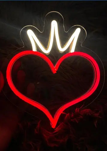 Neon Light- King Crown - Homely Arts