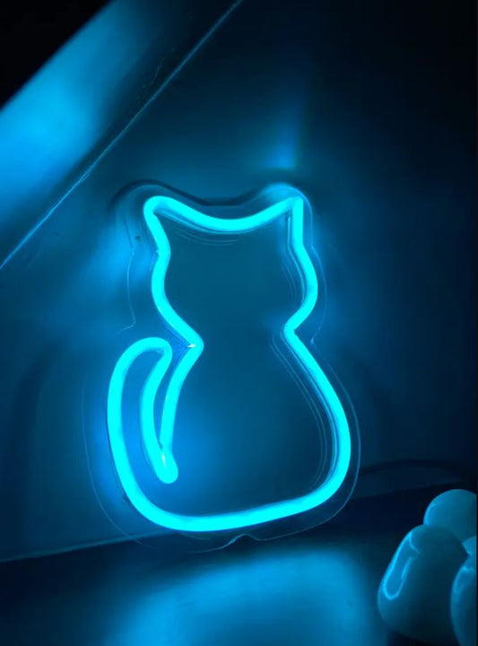 Neon Light Sign- Kitty - Homely Arts