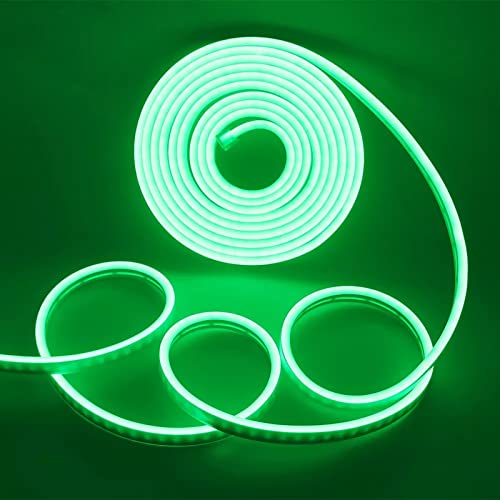 5 Meter Led Mini Neon Lights, Rope Lights, Super Bright for Outdoor Indoor Decoration(Green) - Homely Arts
