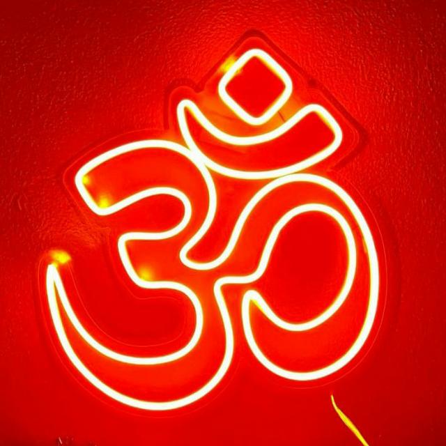 Om LED Neon Light Sign Custom Made - Homely Arts