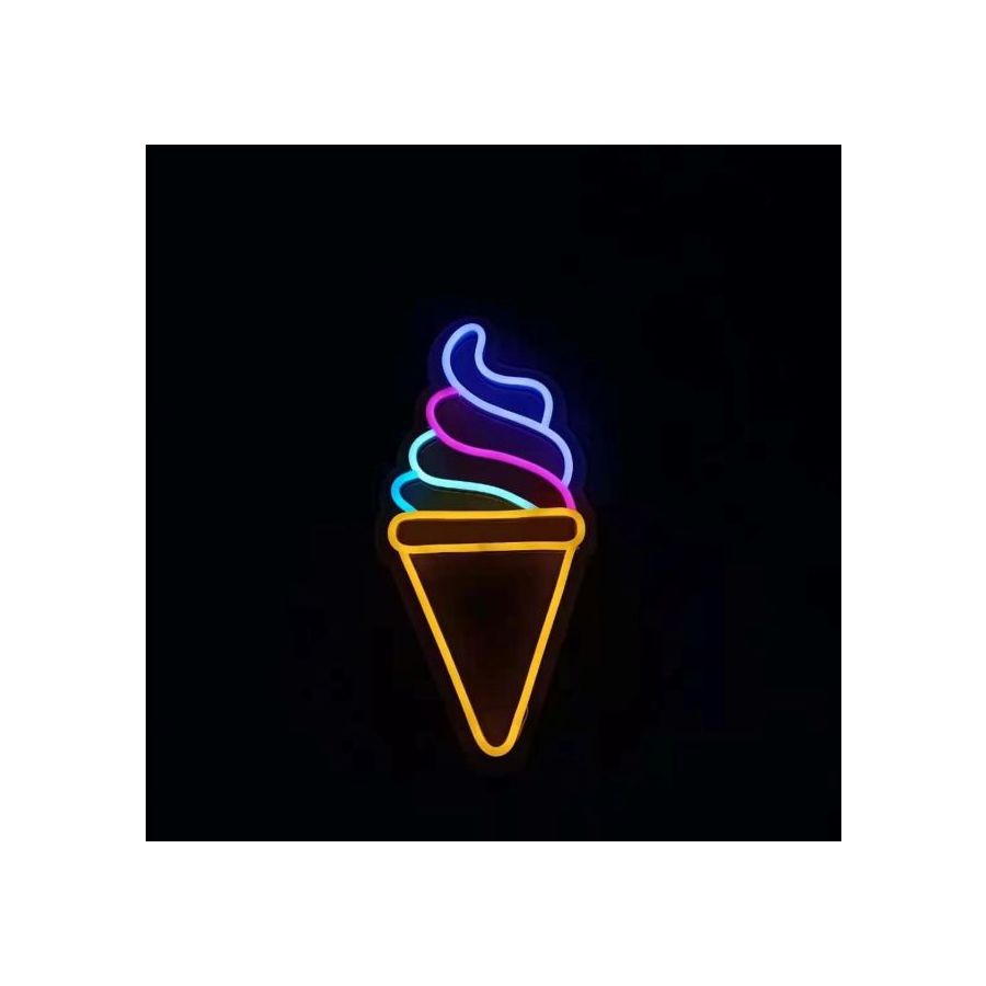 Light Up Ice Cream Cone/Soft serve - Homely Arts