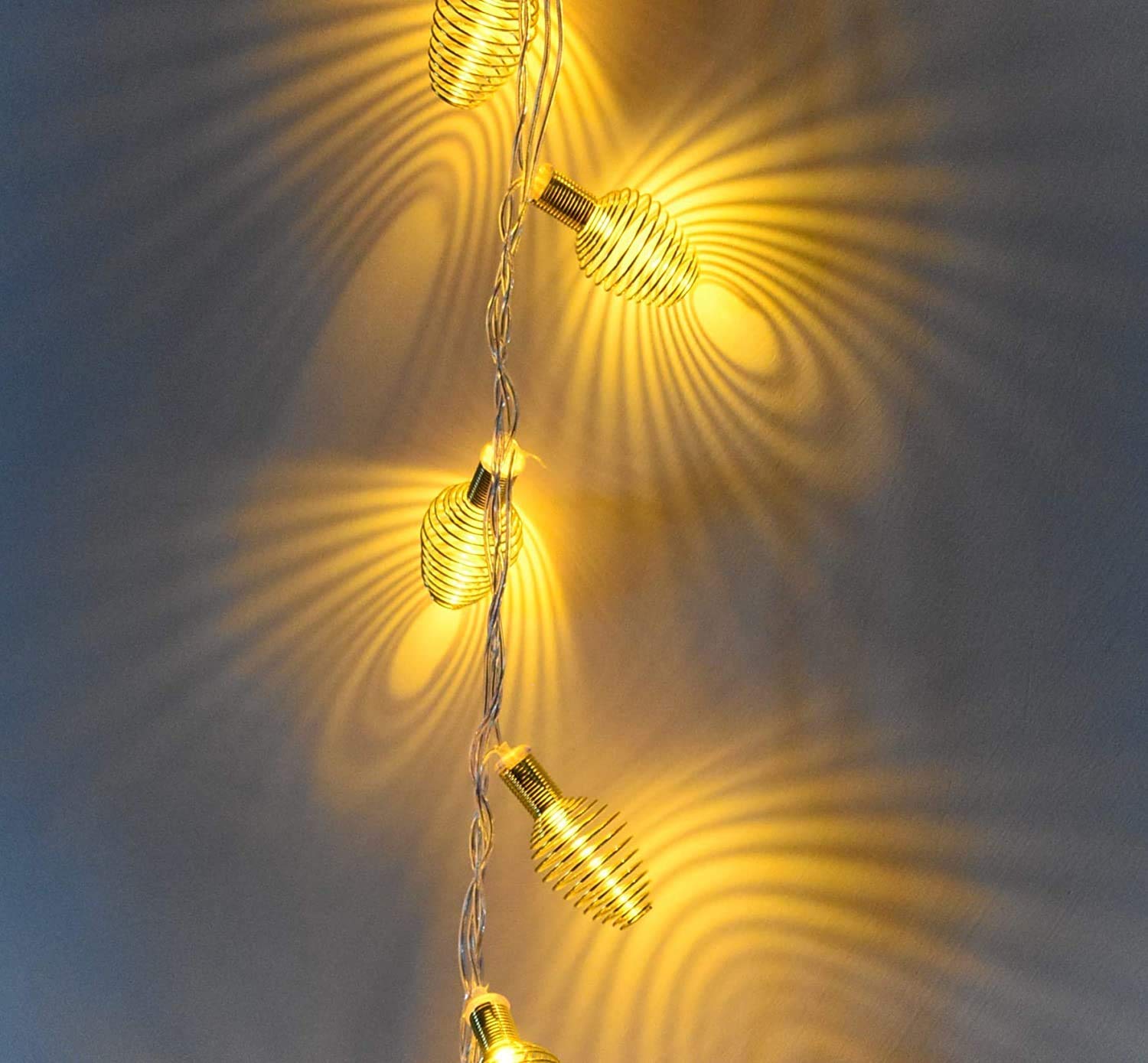 Golden Spring String Lights (Warm White Bulbs) - Homely Arts