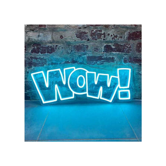 WOW! Neon Light Sign - Homely Arts